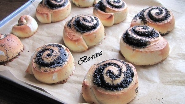 Улитки с маком Улитки с маком