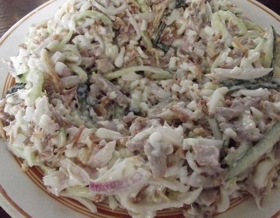 Салат Гнездо глухаря Салат Гнездо глухаря