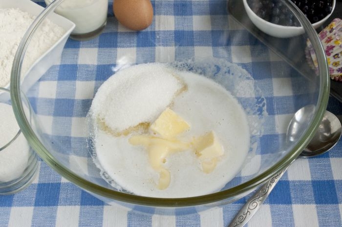 Маффины с черникой Маффины с черникой