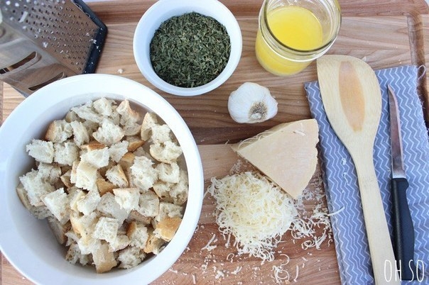 Цезарь с домашними гренками (крутонами) Цезарь с домашними гренками (крутонами)