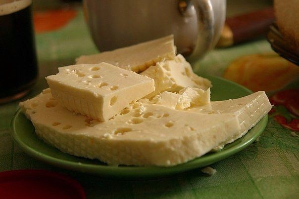 Рецепт приготовления домашнего сыра.