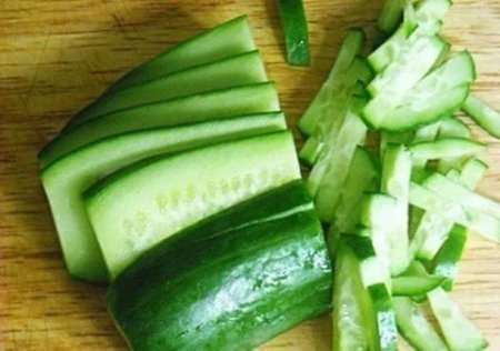 Простой и вкусный салатик соломка Простой и вкусный салатик соломка