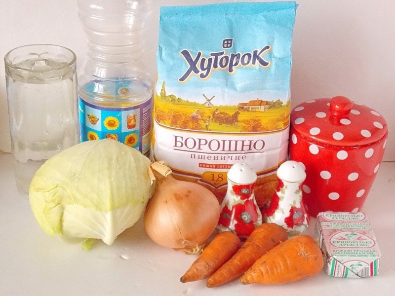 Капустный пирог на постном тесте Капустный пирог на постном тесте