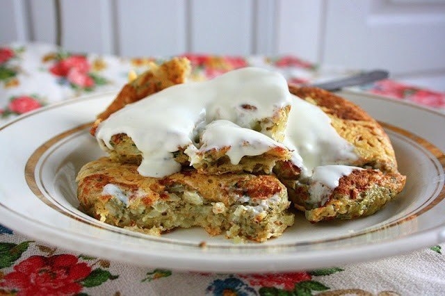 Картофельно-сырные оладьи с укропом Картофельно-сырные оладьи с укропом