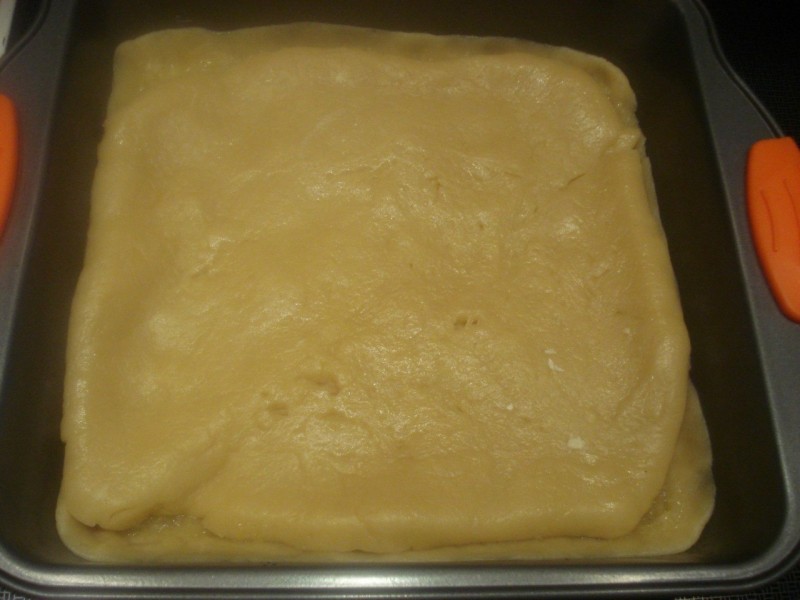 Песочный пирог с лимонной прослойкой