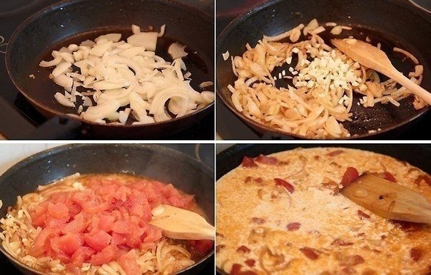 Курица в томатно-сливочном соусе Курица в томатно-сливочном соусе