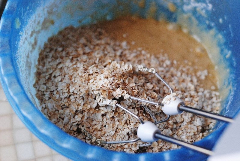 Овсяное печенье с бананом и шоколадом Овсяное печенье с бананом и шоколадом