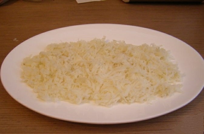 Крабовый слоеный салат. Крабовый слоеный салат.