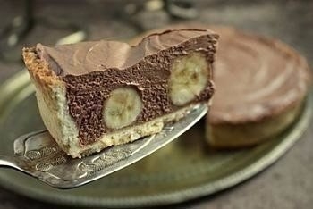 Вкуснейший торт с бананами и шоколадным муссом Вкуснейший торт с бананами и шоколадным муссом