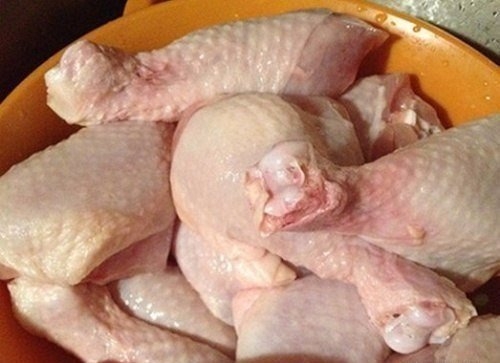 Куриные голени в сметанном маринаде