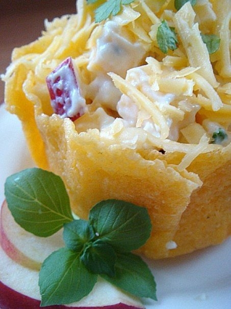 Салат Сырная корзинка. Салат Сырная корзинка.