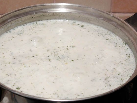 Сырно-кукурузный суп