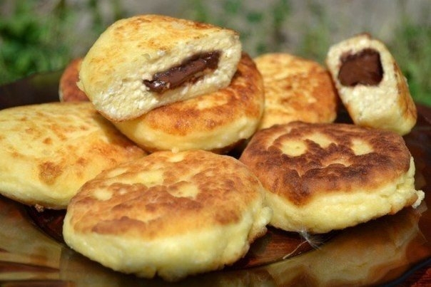 Сырники с шоколадом Сырники с шоколадом
