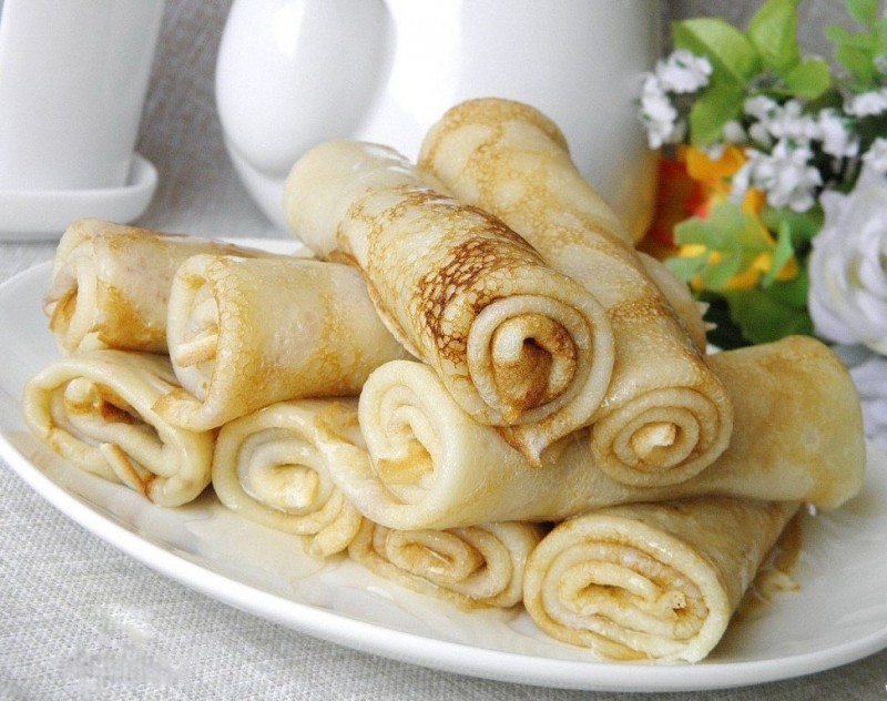 Вкуснейшие тонкие блинчики Вкуснейшие тонкие блинчики