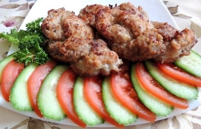 Нежные мясные косички Нежные мясные косички