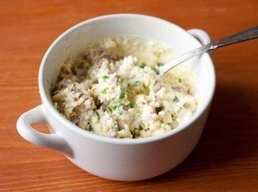 Яйца, фаршированные ветчиной Яйца, фаршированные ветчиной