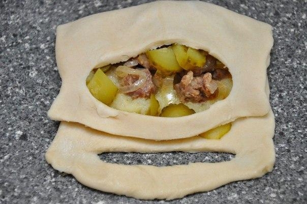 Лодочки из слоёного теста Лодочки из слоёного теста