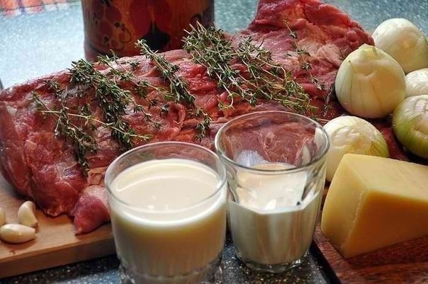 Мясо по-французски. Мясо по-французски.
