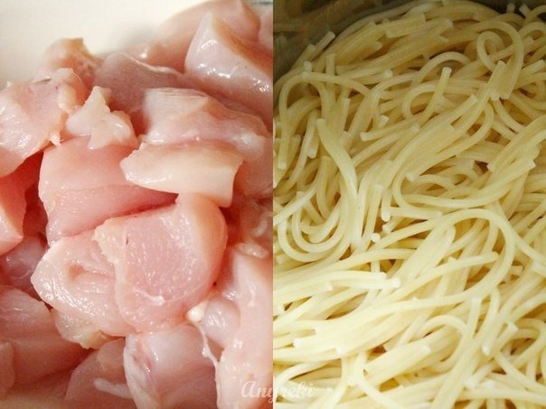 Макароны по-флотски с курицей Макароны по-флотски с курицей