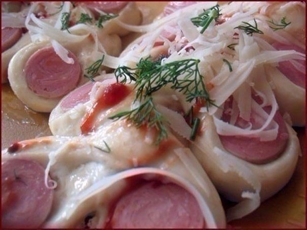 Булочки Гусенички Булочки Гусенички
