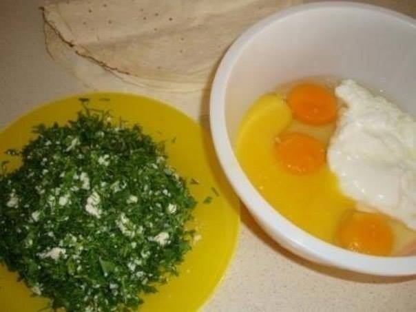 Пирог из лаваша Пирог из лаваша