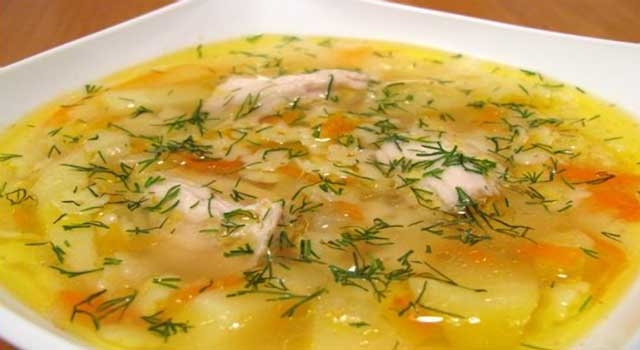 Куриный суп с вермишелью Куриный суп с вермишелью
