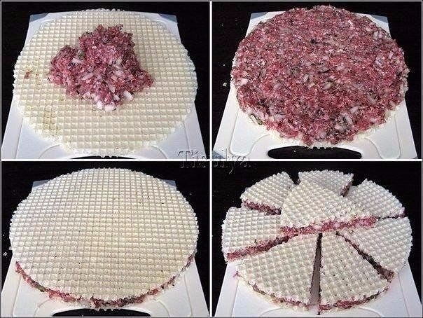 Треугольные котлетки Треугольные котлетки