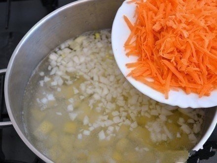 Сытный суп с мясными фрикадельками Сытный суп с мясными фрикадельками