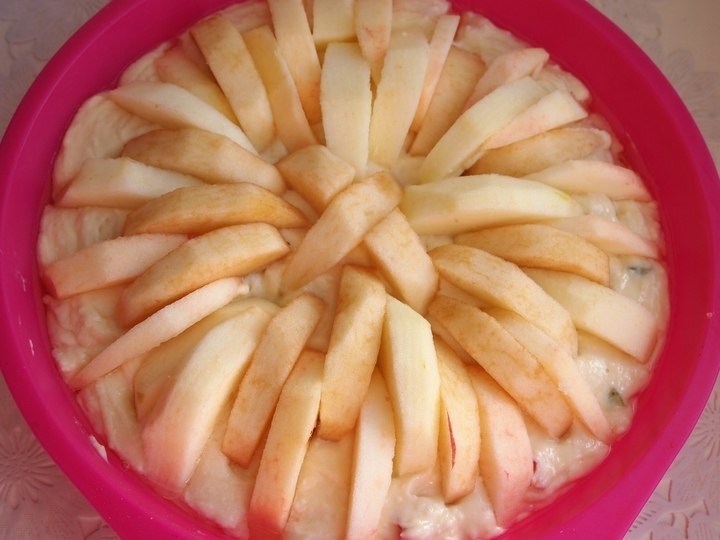 Творожно-яблочный пирог Краски осени