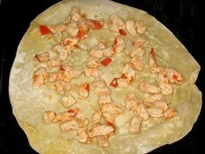 Кесадия с курицей Кесадия с курицей