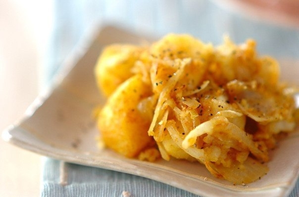 Жареный картофель карри Жареный картофель карри