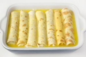 Яичные рулетики с мясной начинкой - отличный завтрак! Яичные рулетики с мясной начинкой - отличный завтрак!