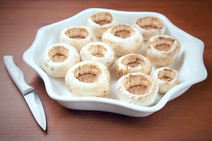 Фаршированные шампиньоны Фаршированные шампиньоны