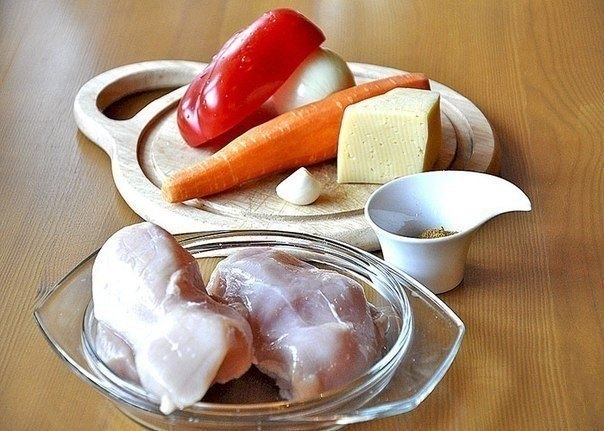 Запеканка из куриной грудки. Запеканка из куриной грудки.