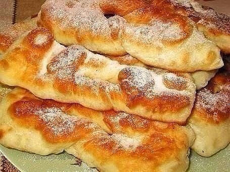 Хворост на кефире. Хворост на кефире.