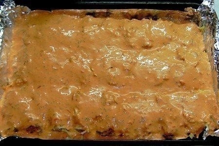 Фаршированные каннеллони, запеченные с сыром. Фаршированные каннеллони, запеченные с сыром.
