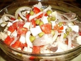 Салат из куриных сердечек — лёгкий и вкусный деликатес Салат из куриных сердечек — лёгкий и вкусный деликатес