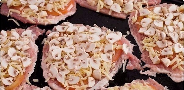 Мясо по-купечески с грибами. Мясо по-купечески с грибами.