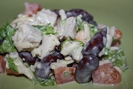 Салат с курицей и фасолью 5 Салат с курицей и фасолью 5