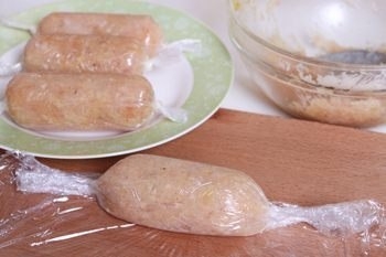 Домашние сосиски из курицы. Домашние сосиски из курицы.