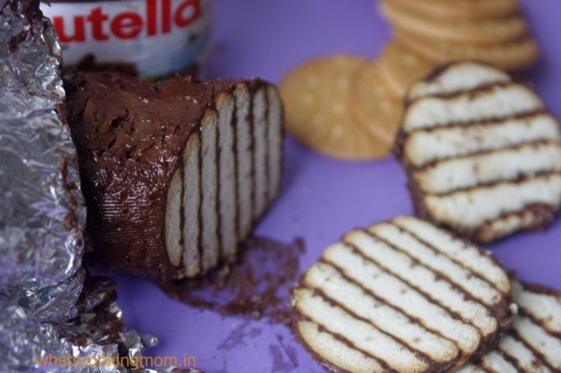 Десерт из печенья и шоколадной пасты Мока