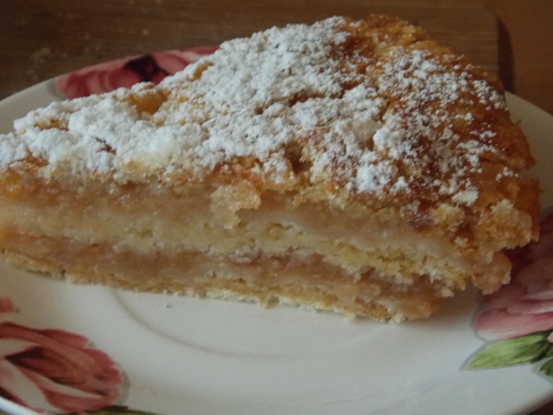 Варшавский пирог с яблоками.