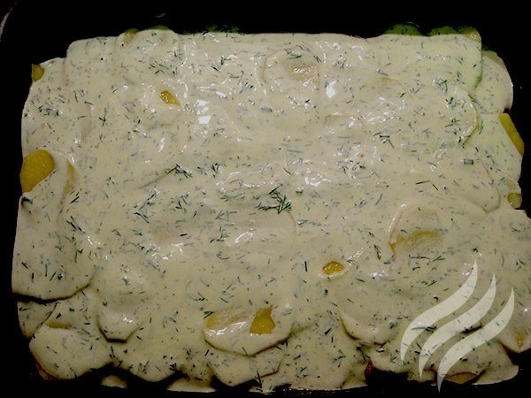 Картофельная запеканка с курицей. Картофельная запеканка с курицей.