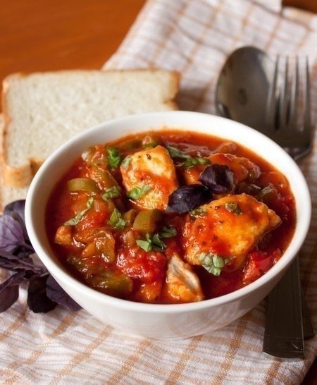 Пеппероната с курицей. Пеппероната с курицей.