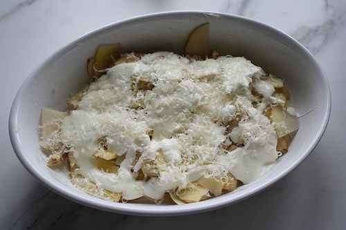 Картофельная запеканка с сыром Картофельная запеканка с сыром