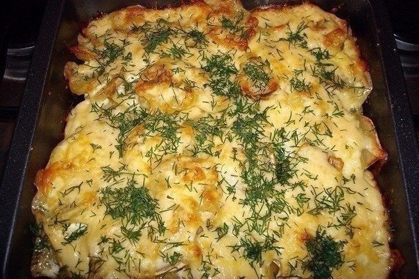 Картошка по-французски с мясом Картошка по-французски с мясом