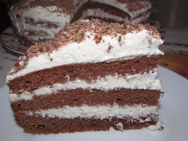 Пятиминутный шоколадный торт.