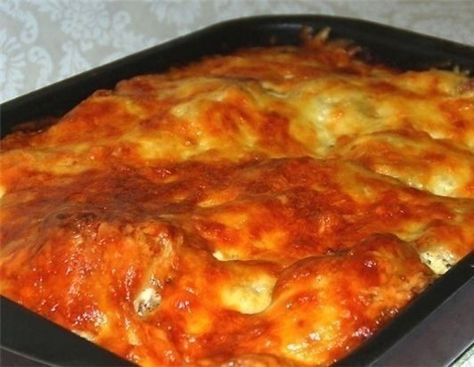 Курица, запеченная с гречкой Курица, запеченная с гречкой