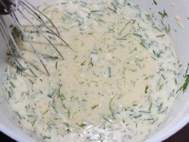 Сырные блины с зеленью Сырные блины с зеленью