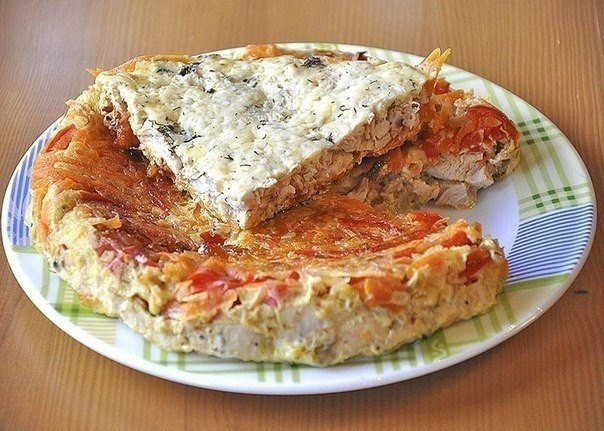 Запеканка из куриной грудки. Запеканка из куриной грудки.